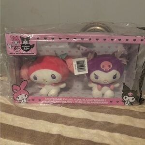 Sanrio My Melody and Kuromi Anniversary Plush Set
